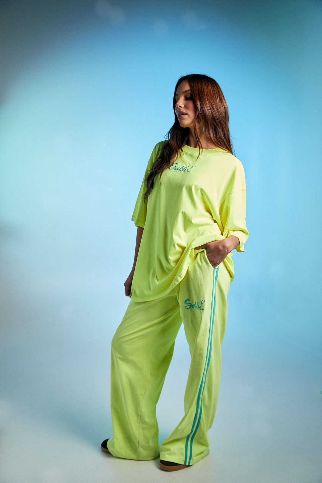 THE FLURO CHIDO PANTS - FLURO LEMON