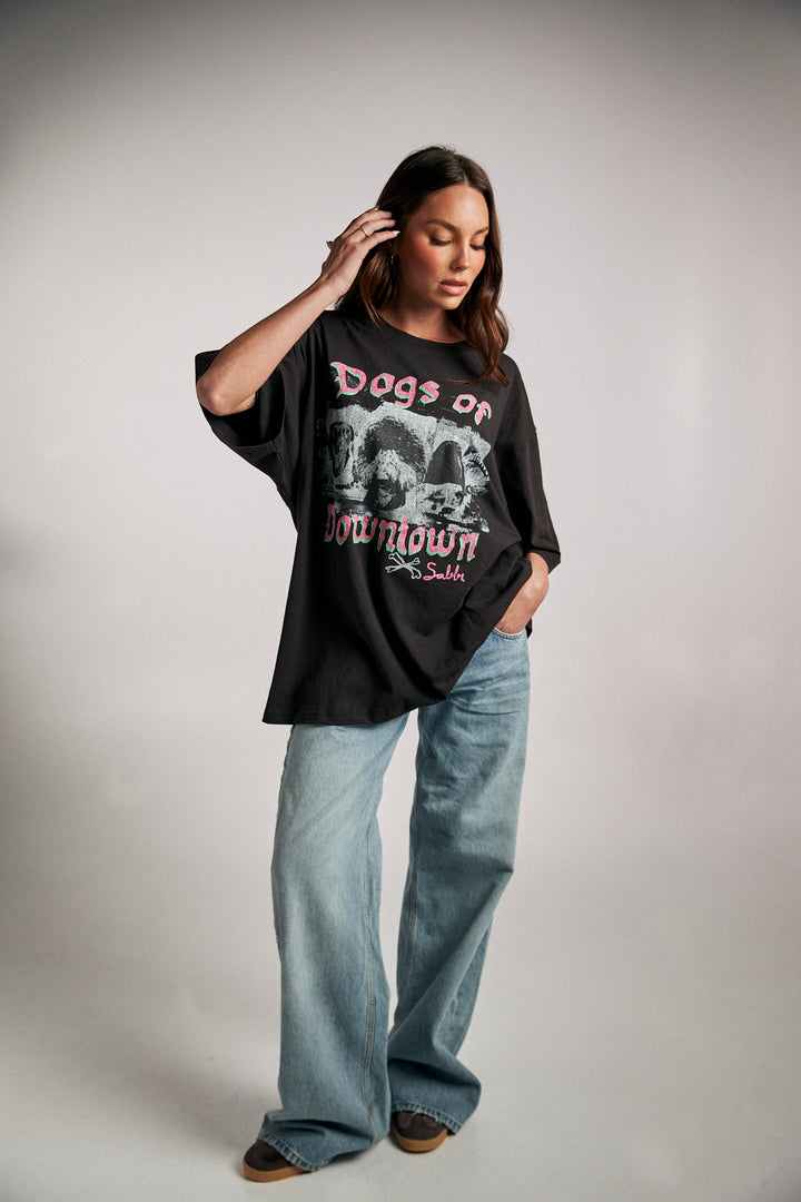 DOGS TEE - BLACK