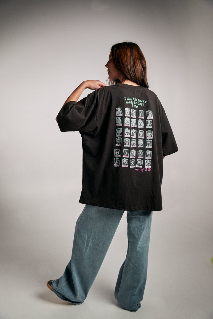 DOGS TEE - BLACK