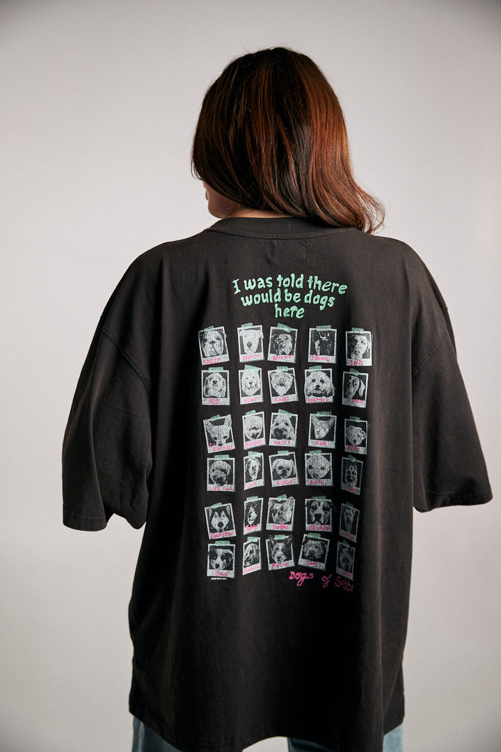 DOGS TEE - BLACK