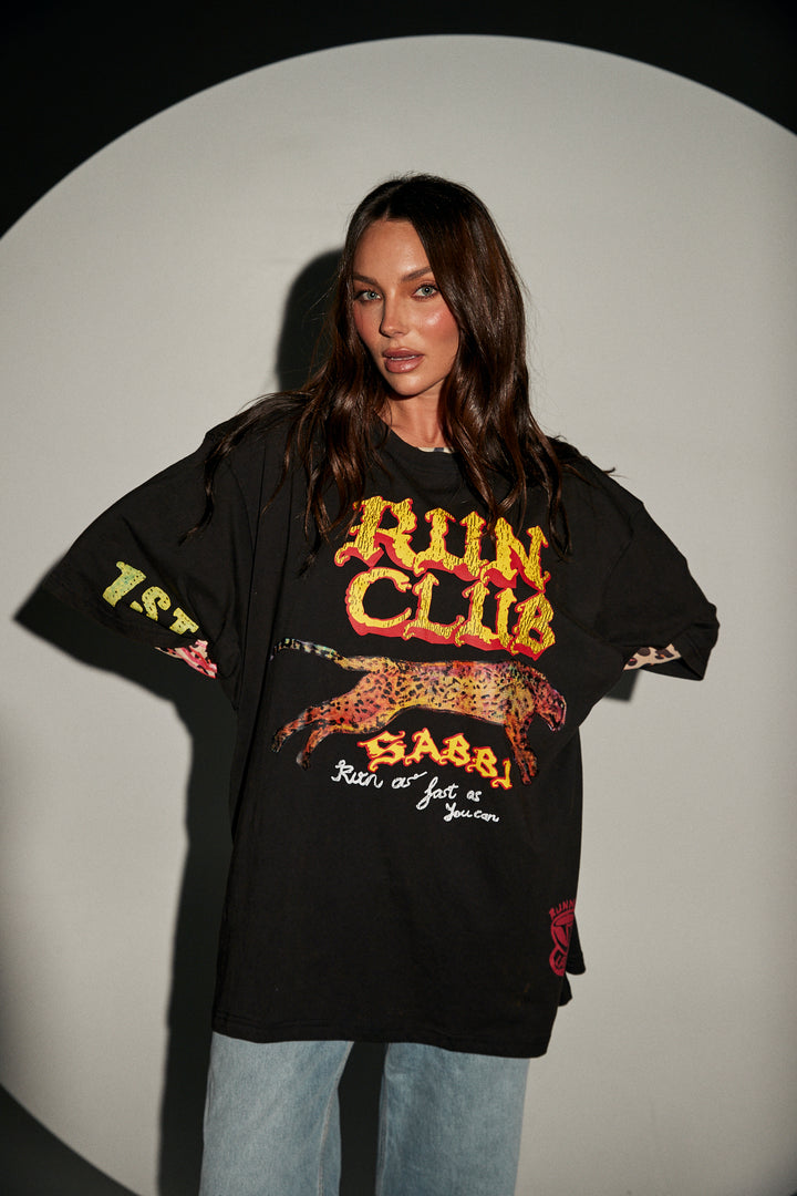 RUN CLUB TEE - BLACK