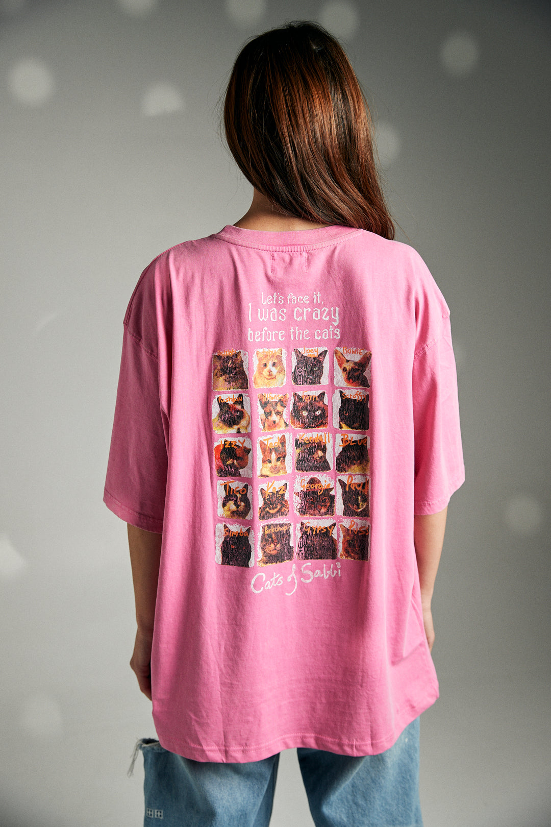 CATS TEE - PINK