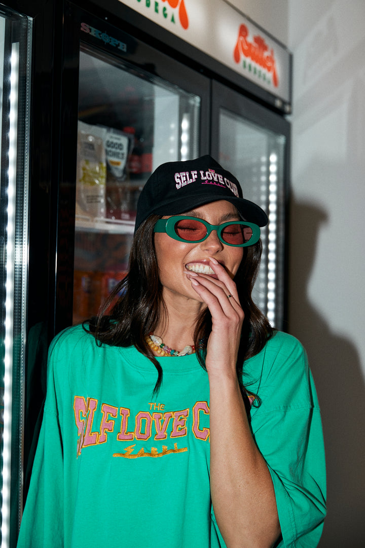 THE SELF LOVE CLUB CAP - BLACK