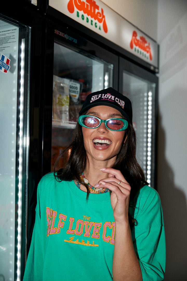 THE SELF LOVE CLUB CAP - BLACK