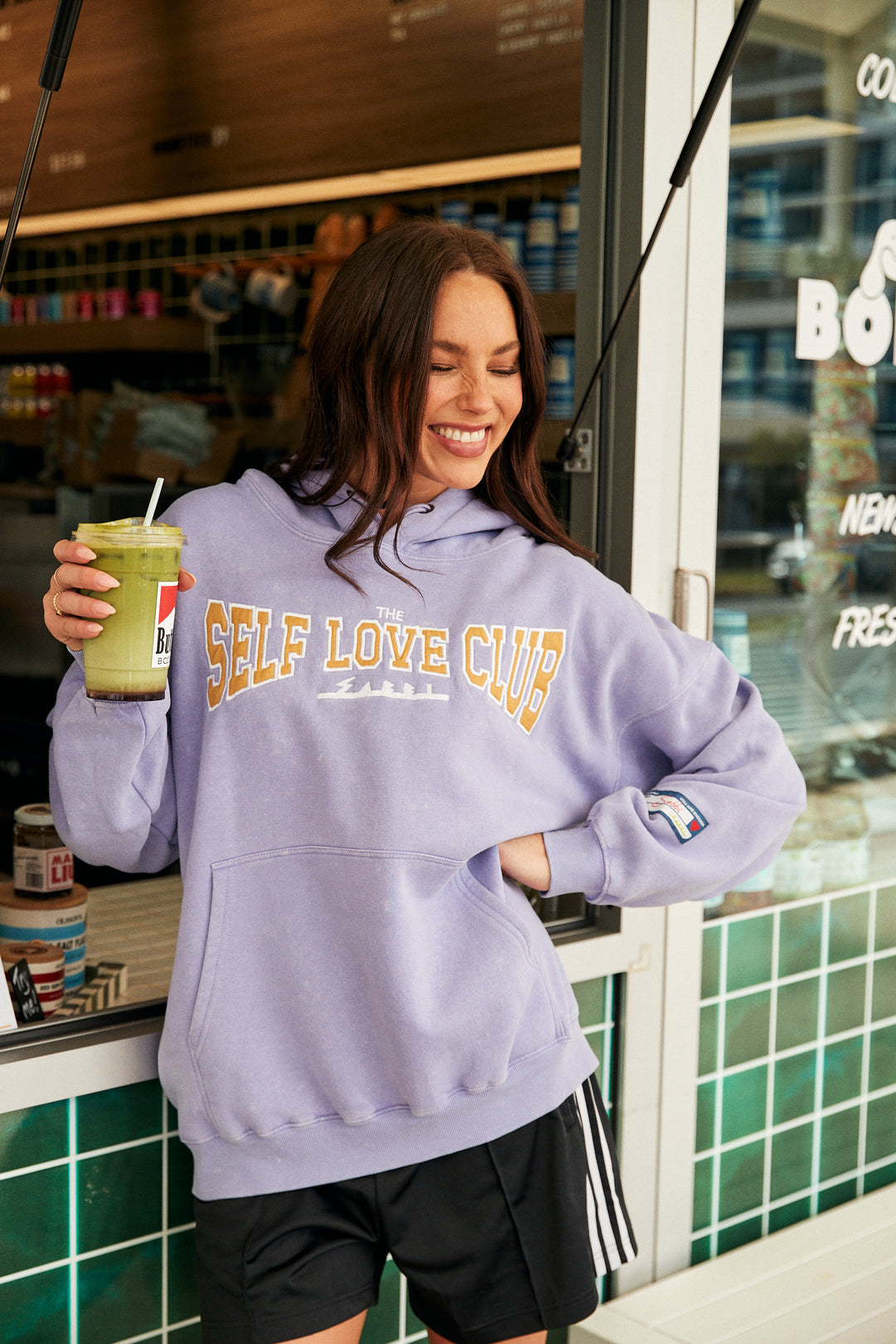 SELF LOVE CLUB HOODIE - PURPLE