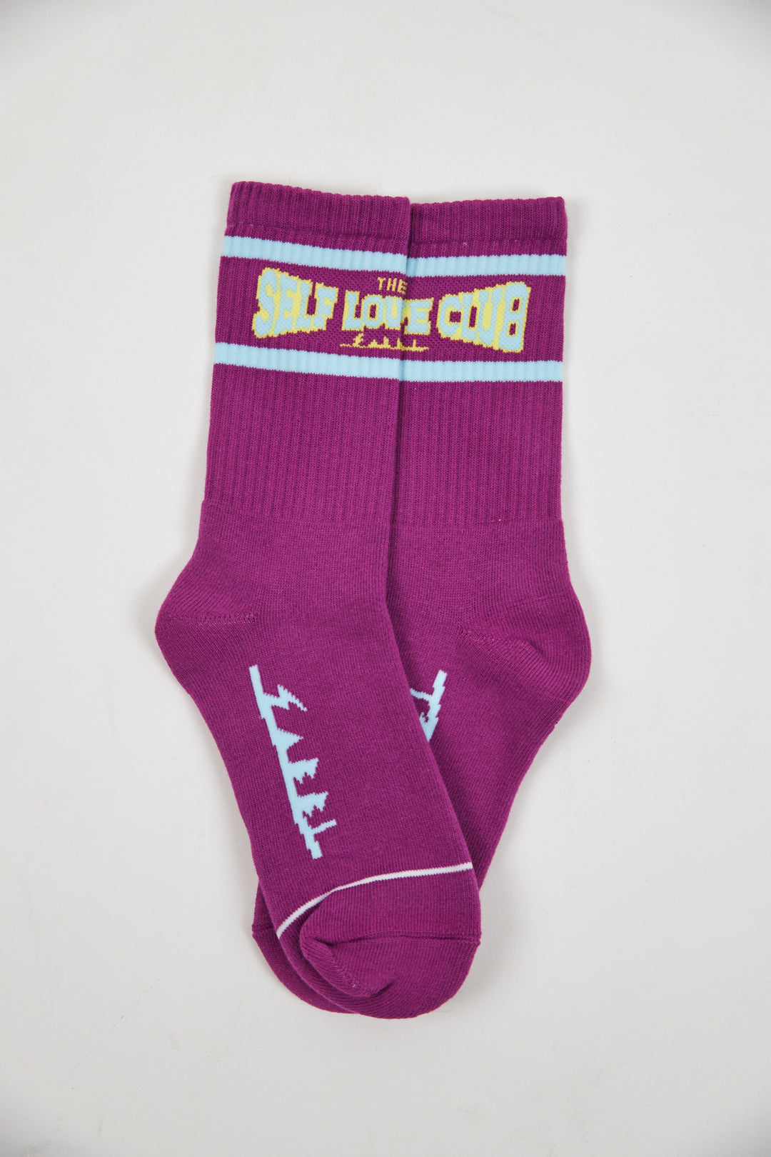 THE SELF LOVE CLUB SOCKS - PURPLE