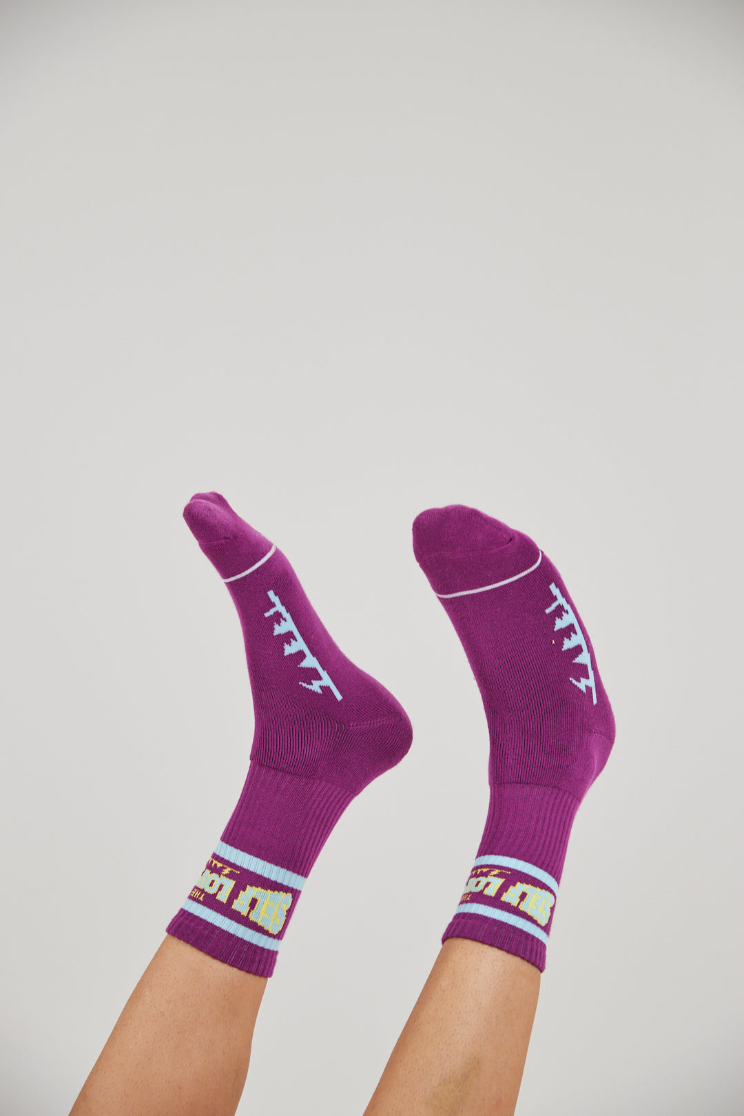 THE SELF LOVE CLUB SOCKS - PURPLE