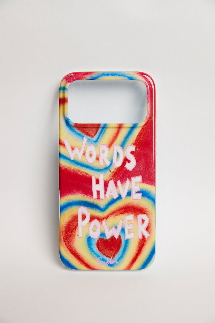 THE WORDS HAVE POWER PHONE CASE - IPHONE 17 PRO MAX