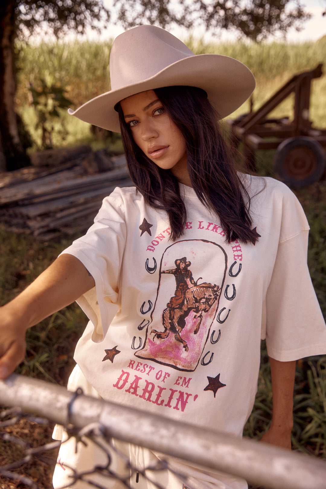 DARLIN TEE  - MARSHMELLOW