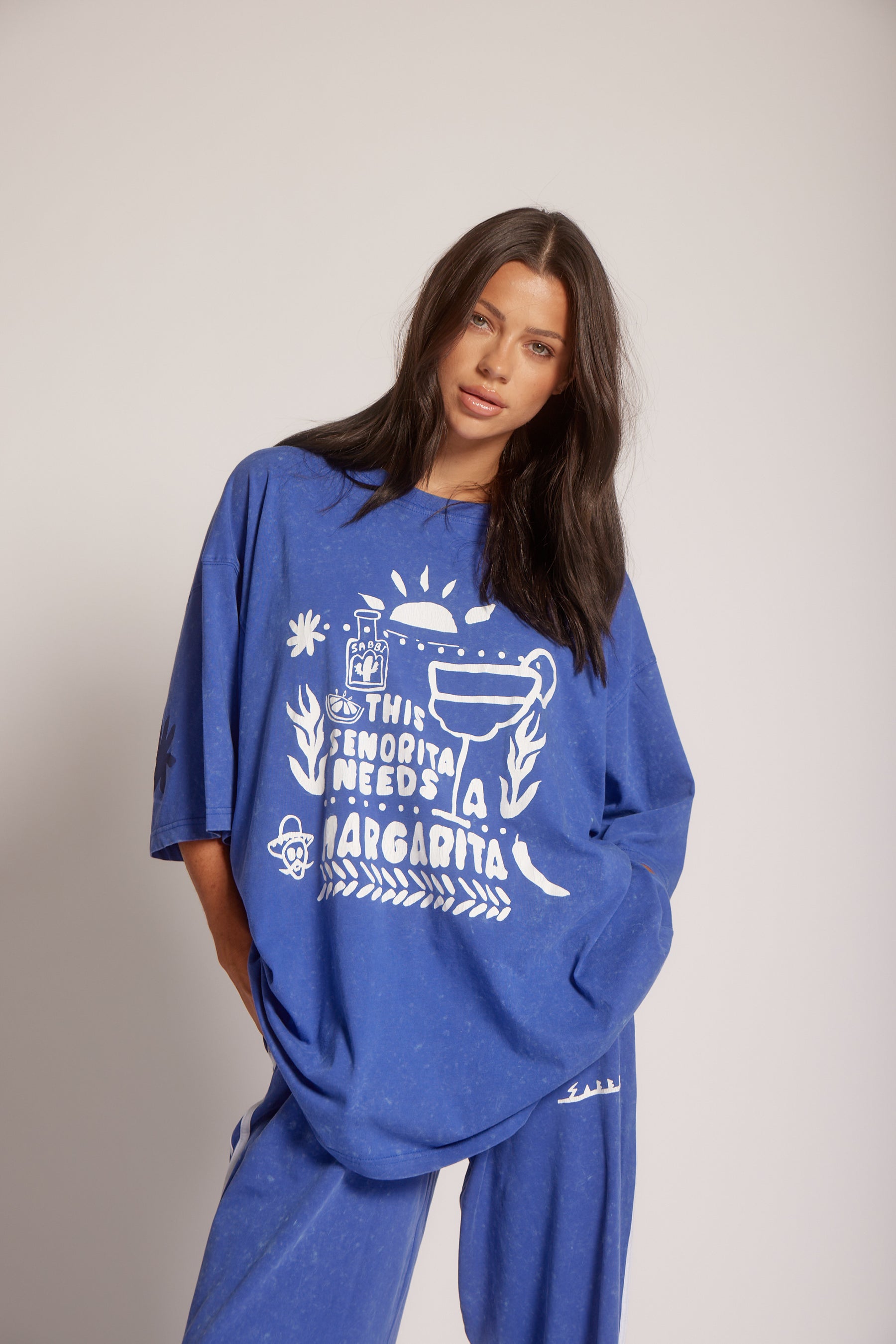 THE VERY OVERSIZED MARGIE TEE ROYAL SABBI