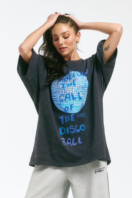 THE VERY OVERSIZED DISCO BALL - CHARCOAL