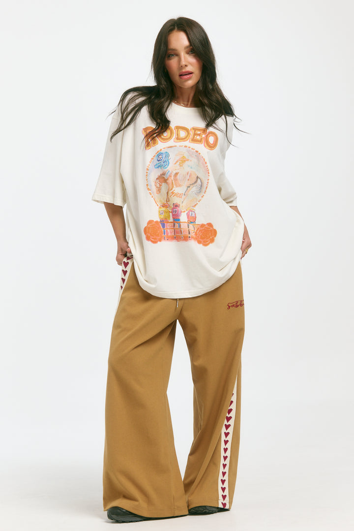 THE VERY OVERSIZED RODEO TEE - WHITE