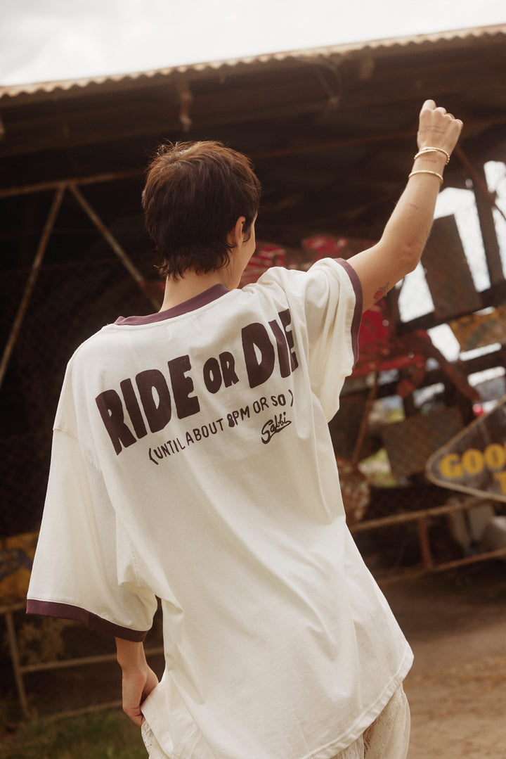 THE VERY OVERSIZED RIDE OR DIE TEE