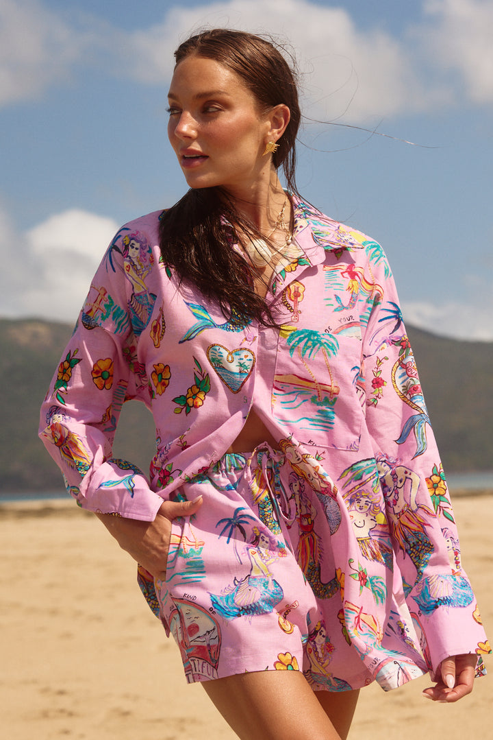THE DON JULIO SHIRT - YOU'RE BEAUTIFUL - PINK