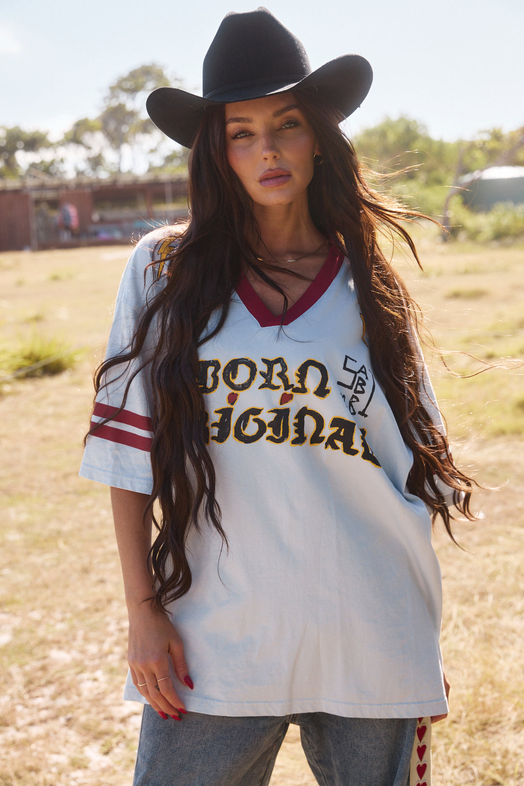 THE VERY OVERSIZED BORN ORIGINAL TEE - SKY