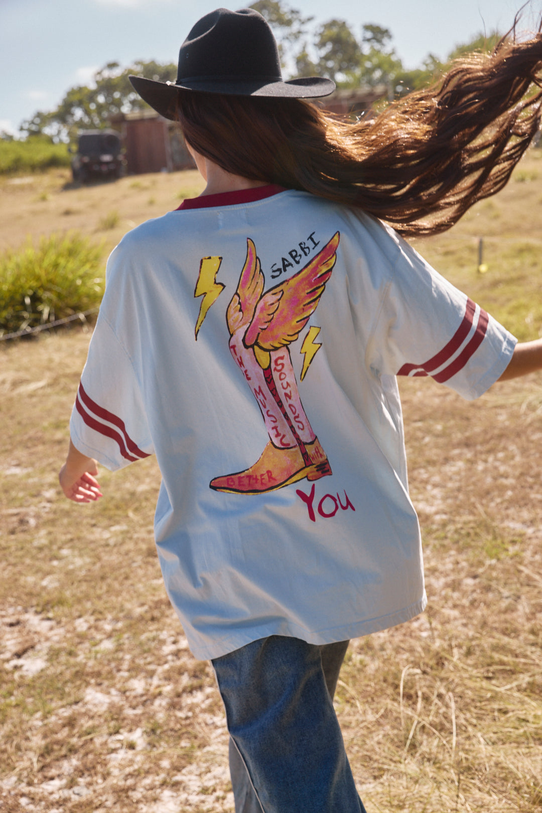 THE VERY OVERSIZED BORN ORIGINAL TEE - SKY