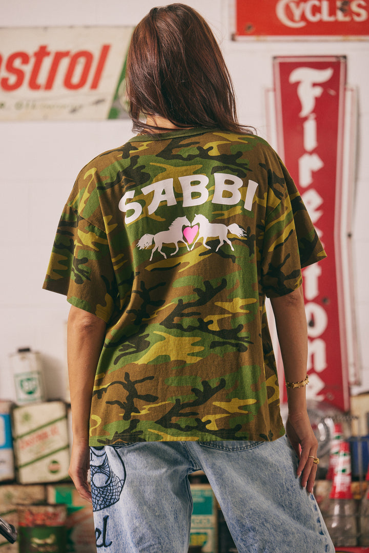 WE DON'T HIDE THE CRAZY REGULAR FIT TEE - CAMO - Pre-Order