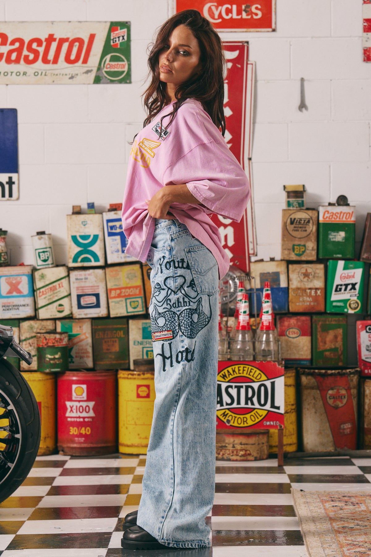 Sabbi | The Mermaid Racing Denim Jeans – SABBI