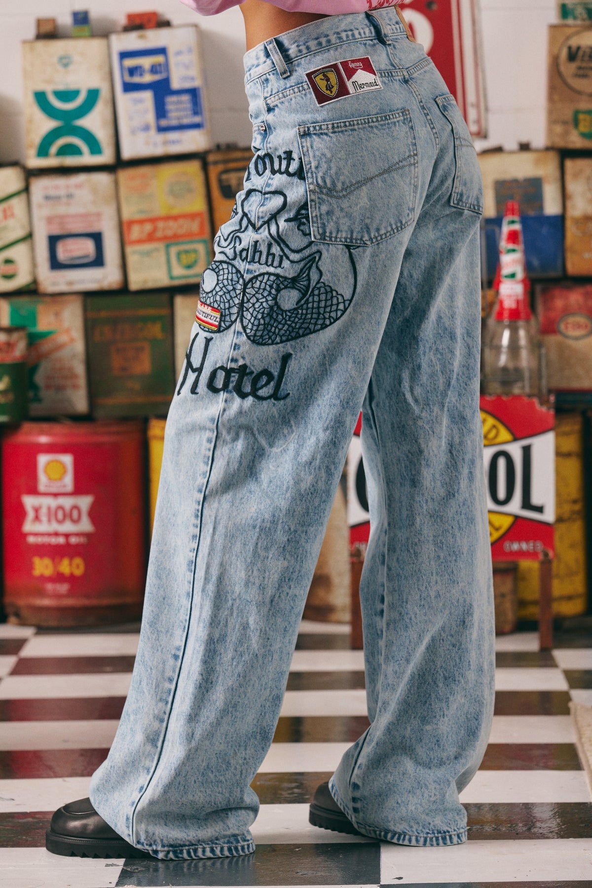 Sabbi | The Mermaid Racing Denim Jeans – SABBI