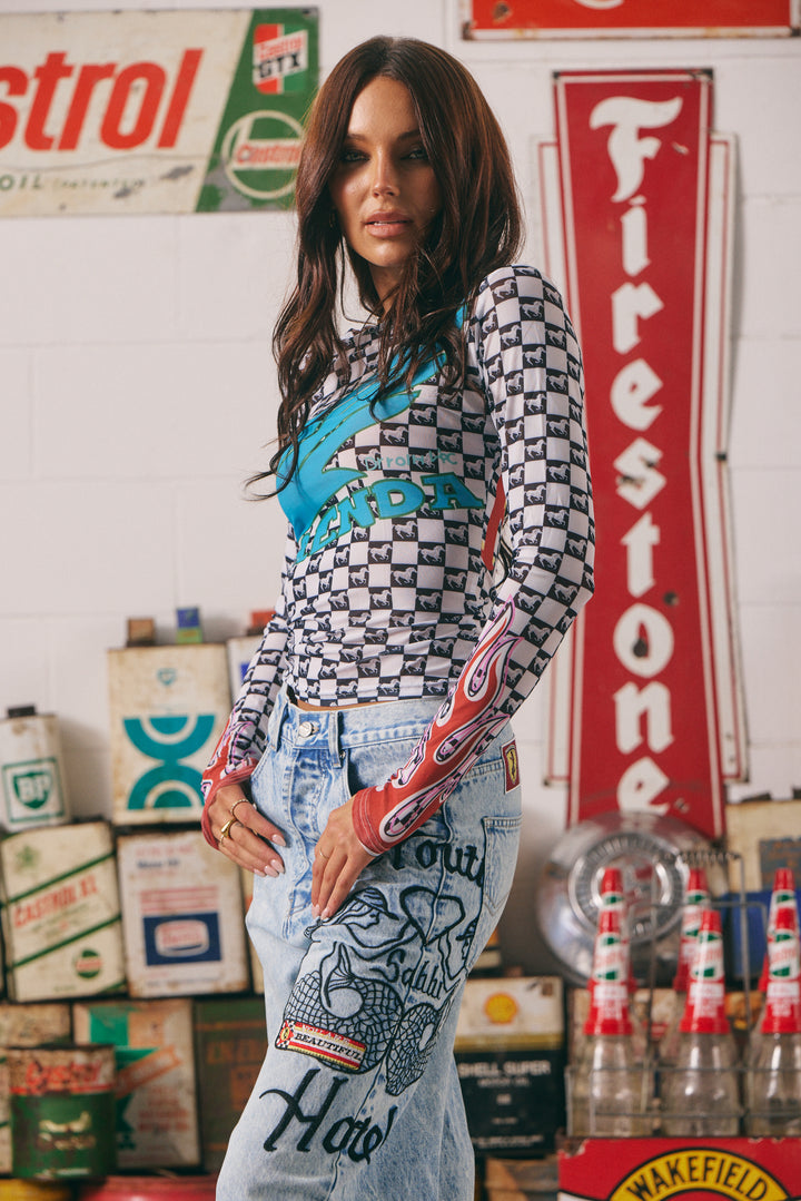 BRENDA MESH LONG SLEEVE