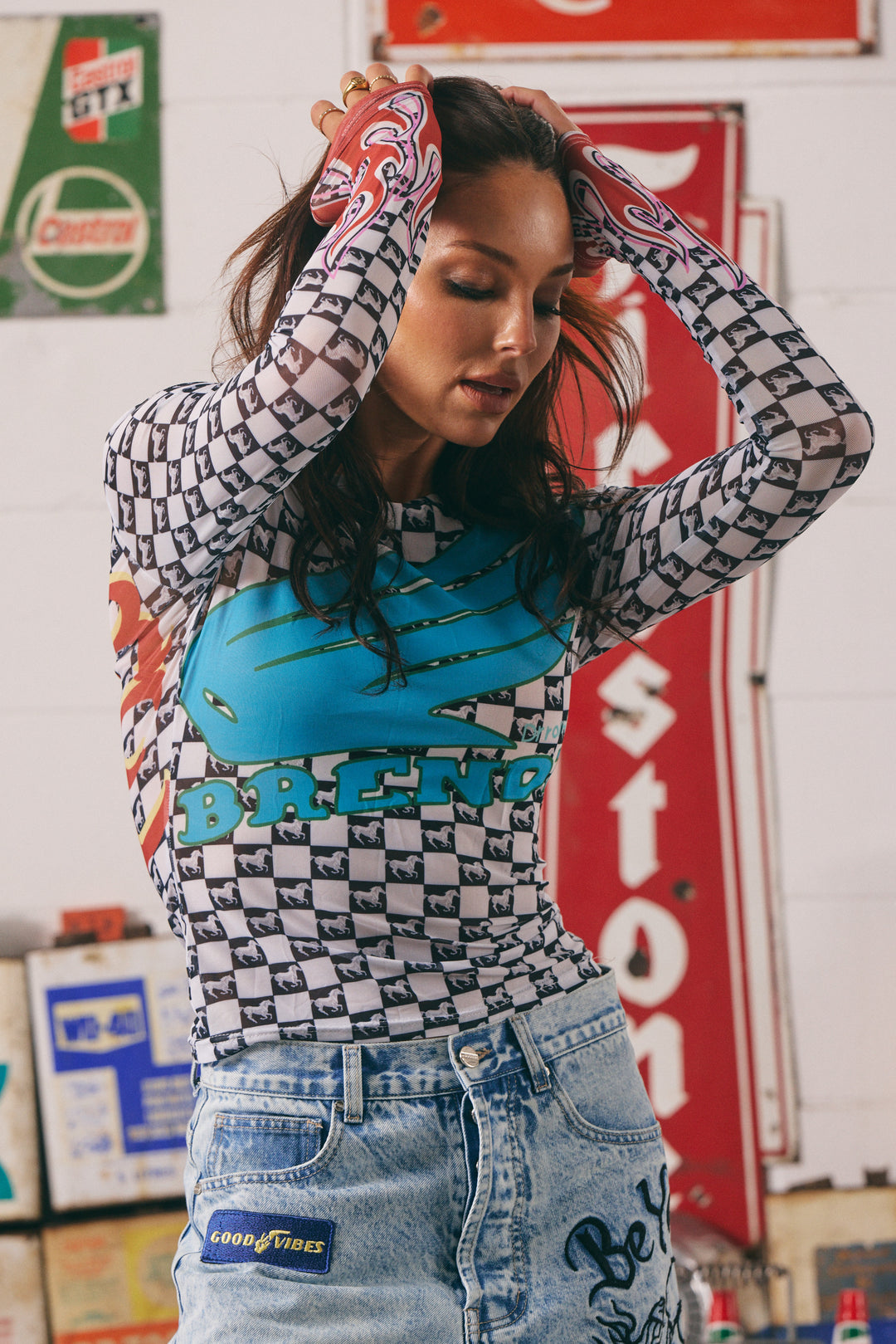 BRENDA MESH LONG SLEEVE