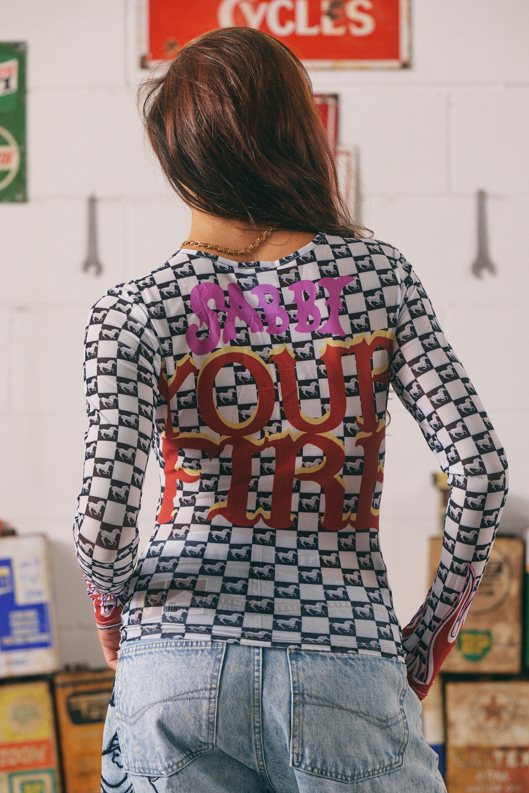 BRENDA MESH LONG SLEEVE