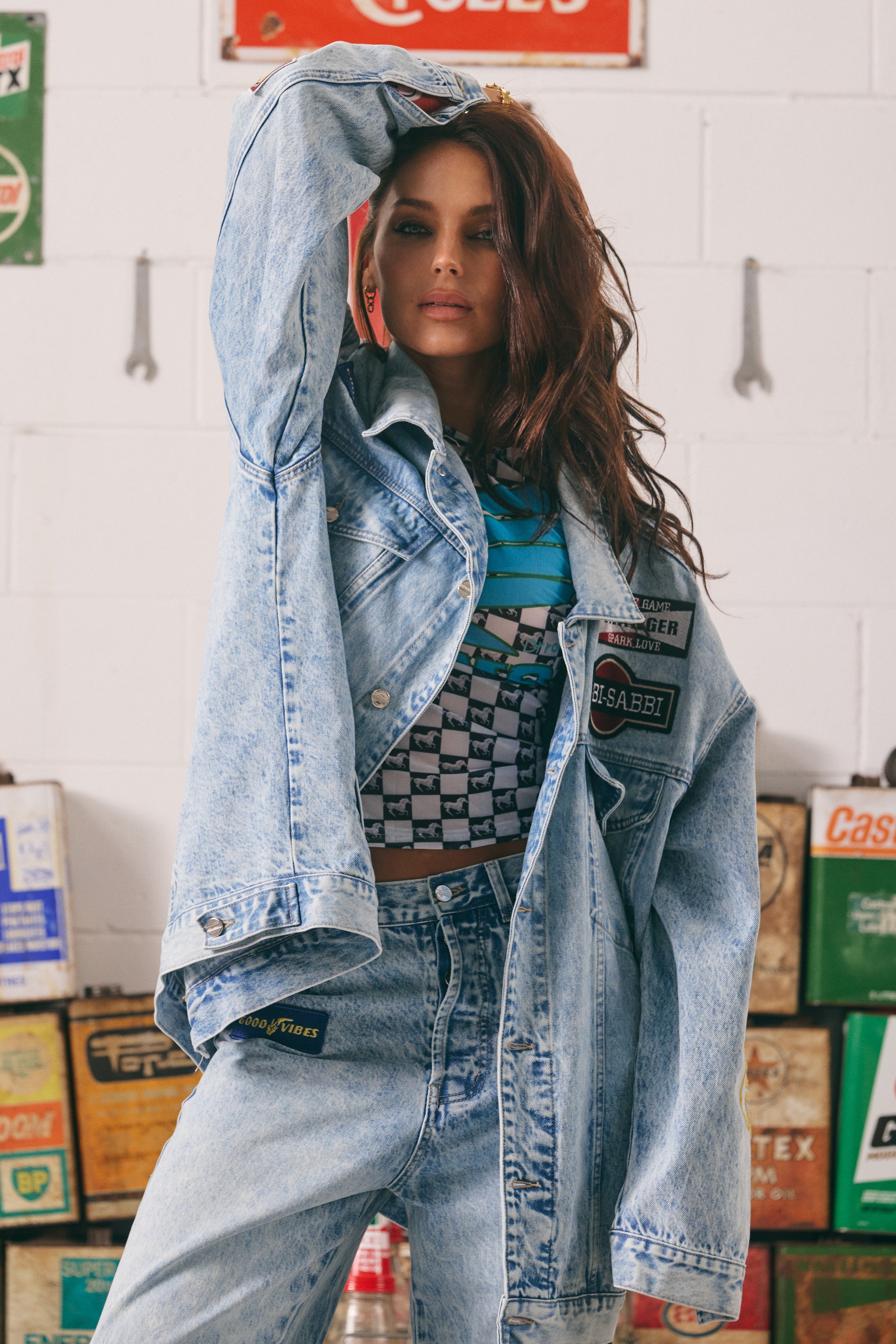 THE MERMAID RACING DENIM JACKET – SABBI