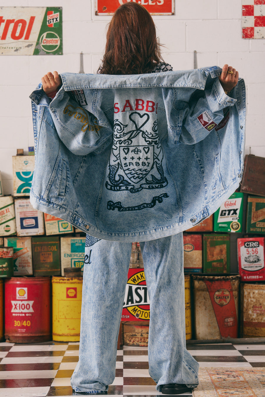 THE MERMAID RACING DENIM JACKET – SABBI