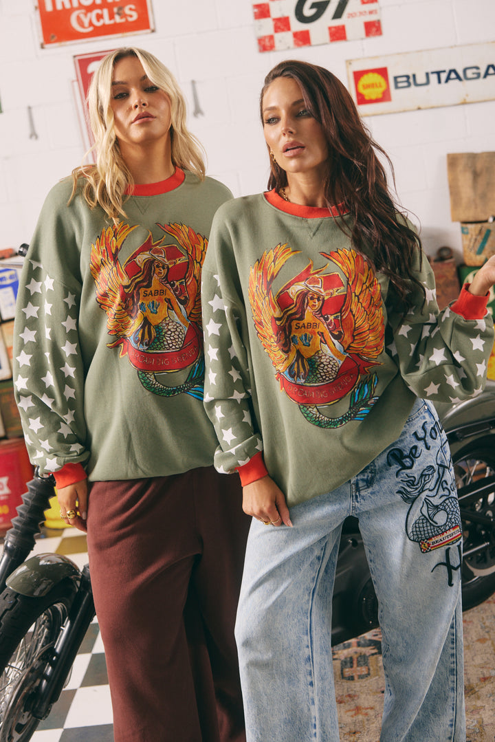 THE DIEGO JUMPER - DREAM BIG BRENDA  - KHAKI