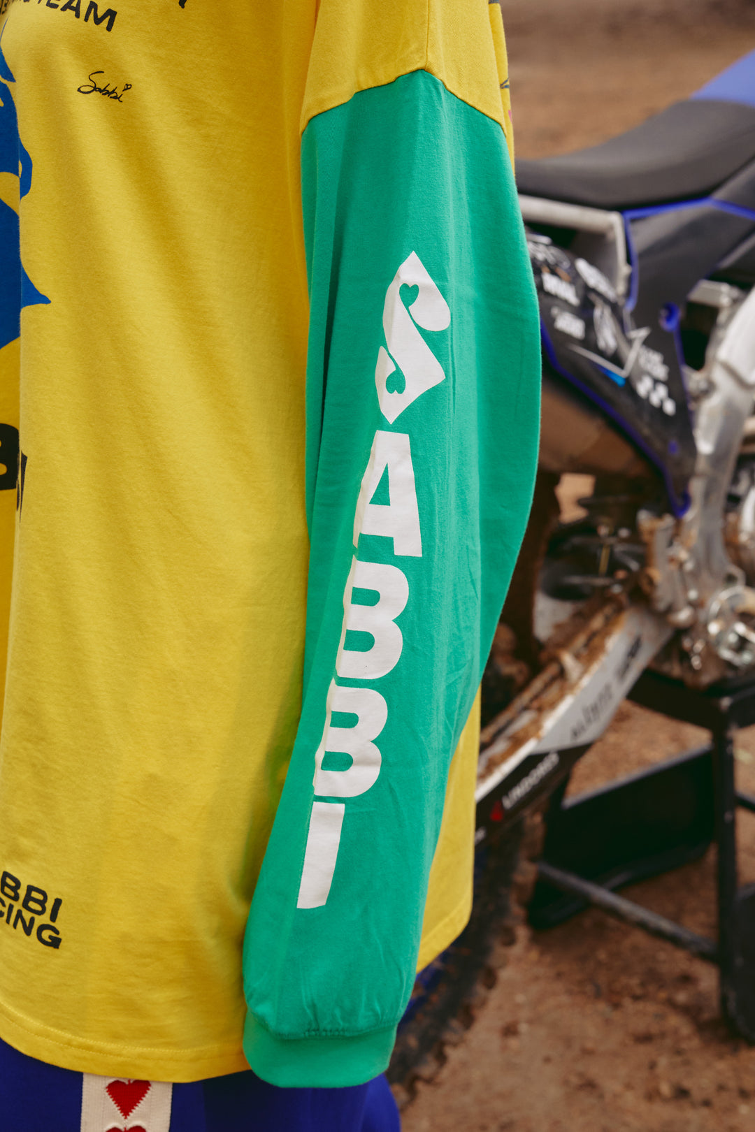 THE DON'T QUIT YOUR DAY DREAM  LONG SLEEVE TEE  - YELLOW