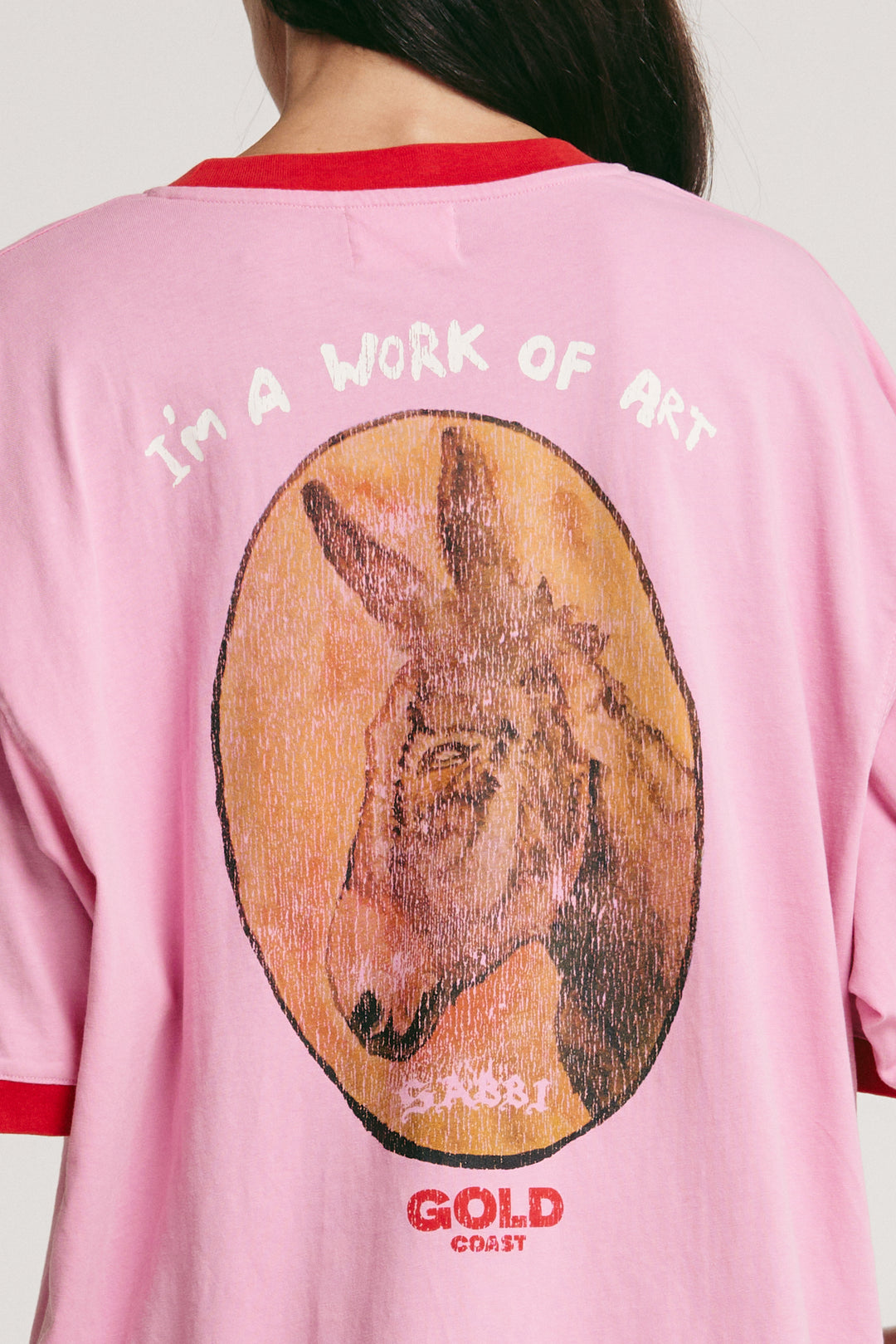 THE VERY OVERSIZED HOT MESS EXPRESS TEE - PINK