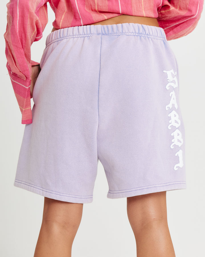 THE HAPPY HIBISCUS SHORTS - LILAC