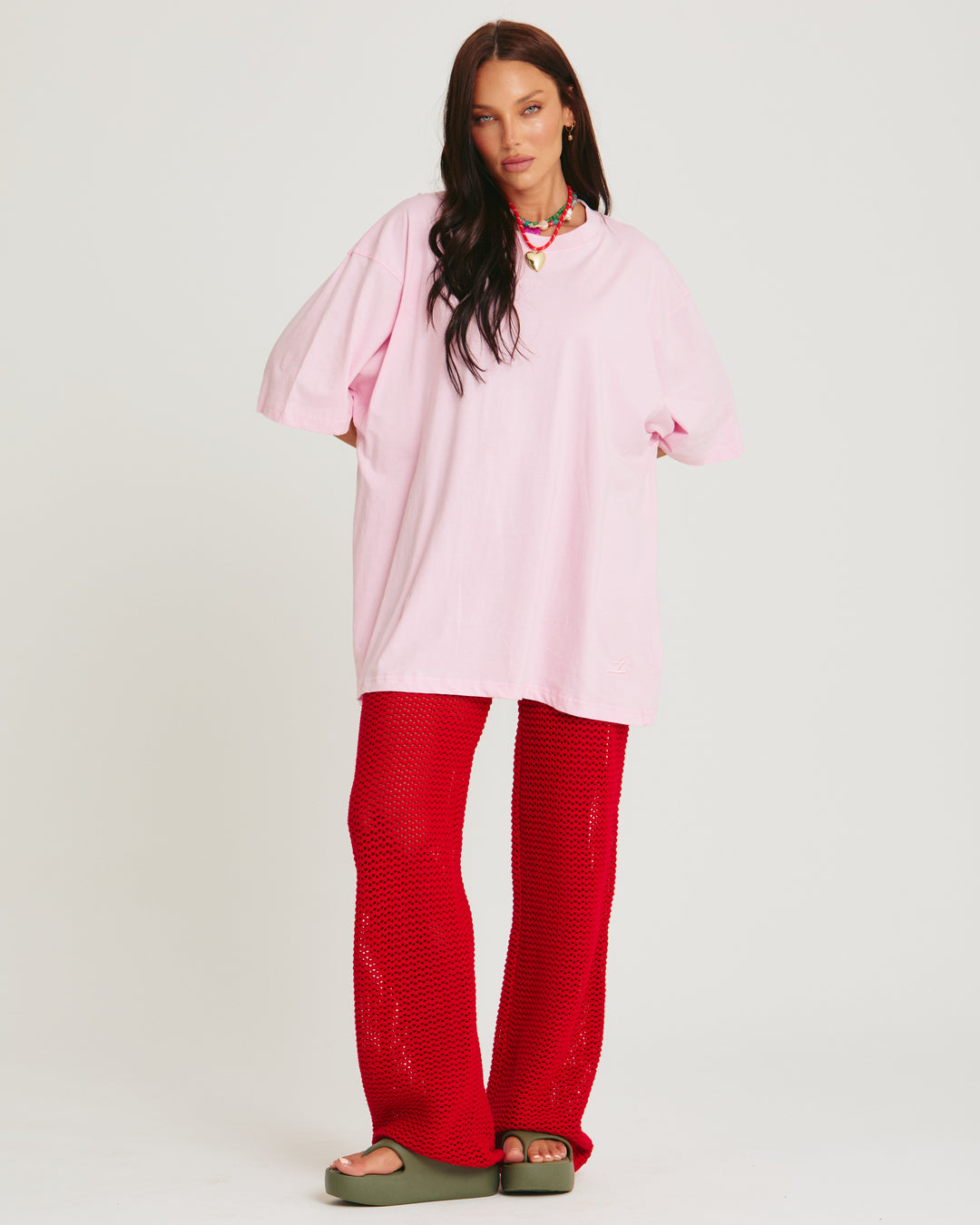 THE VERY OVERSIZED BASIC TEE - LIGHT PINK