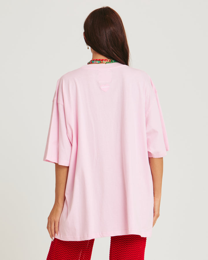 THE VERY OVERSIZED BASIC TEE - LIGHT PINK