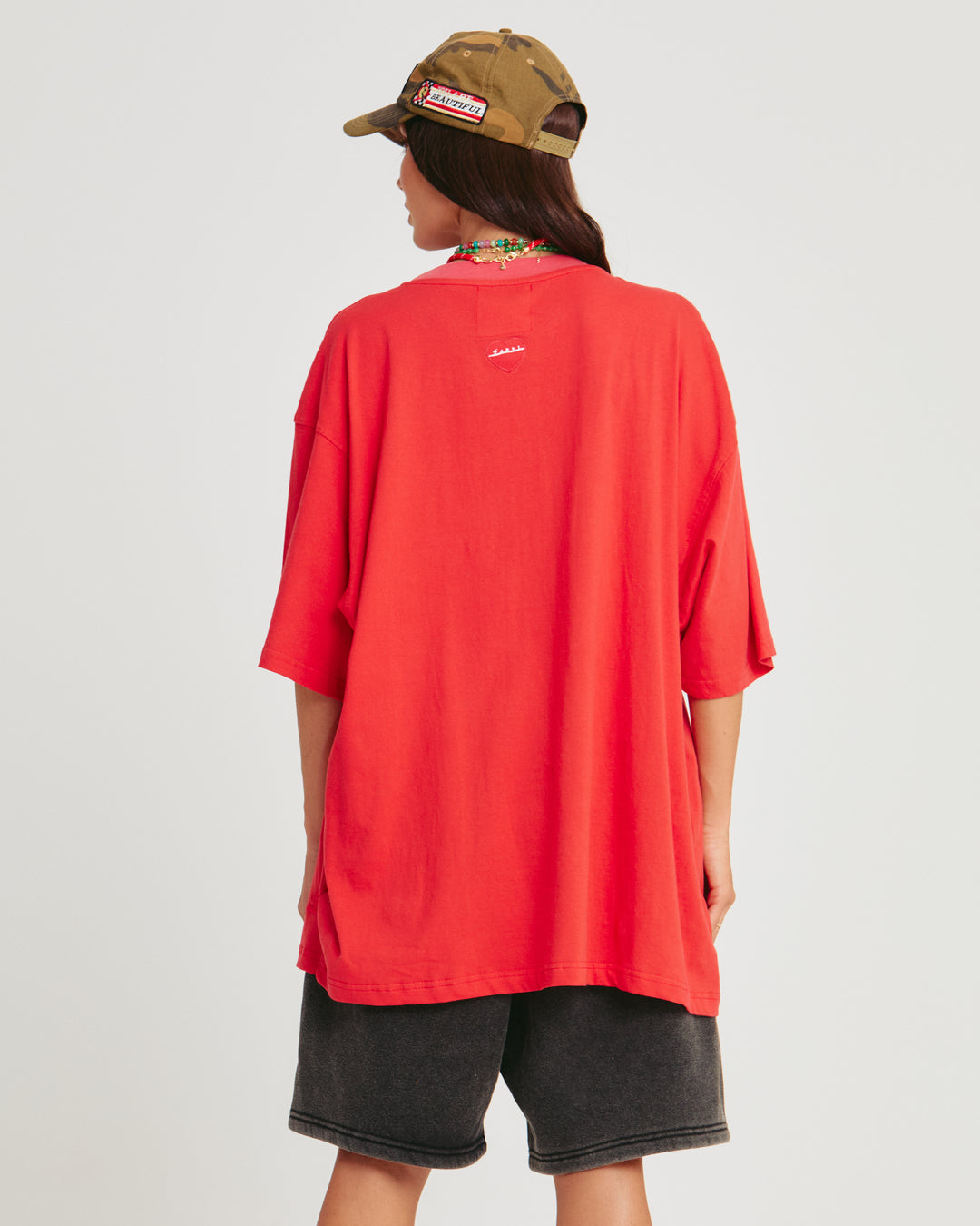 THE VERY OVERSIZED BASIC TEE - RED