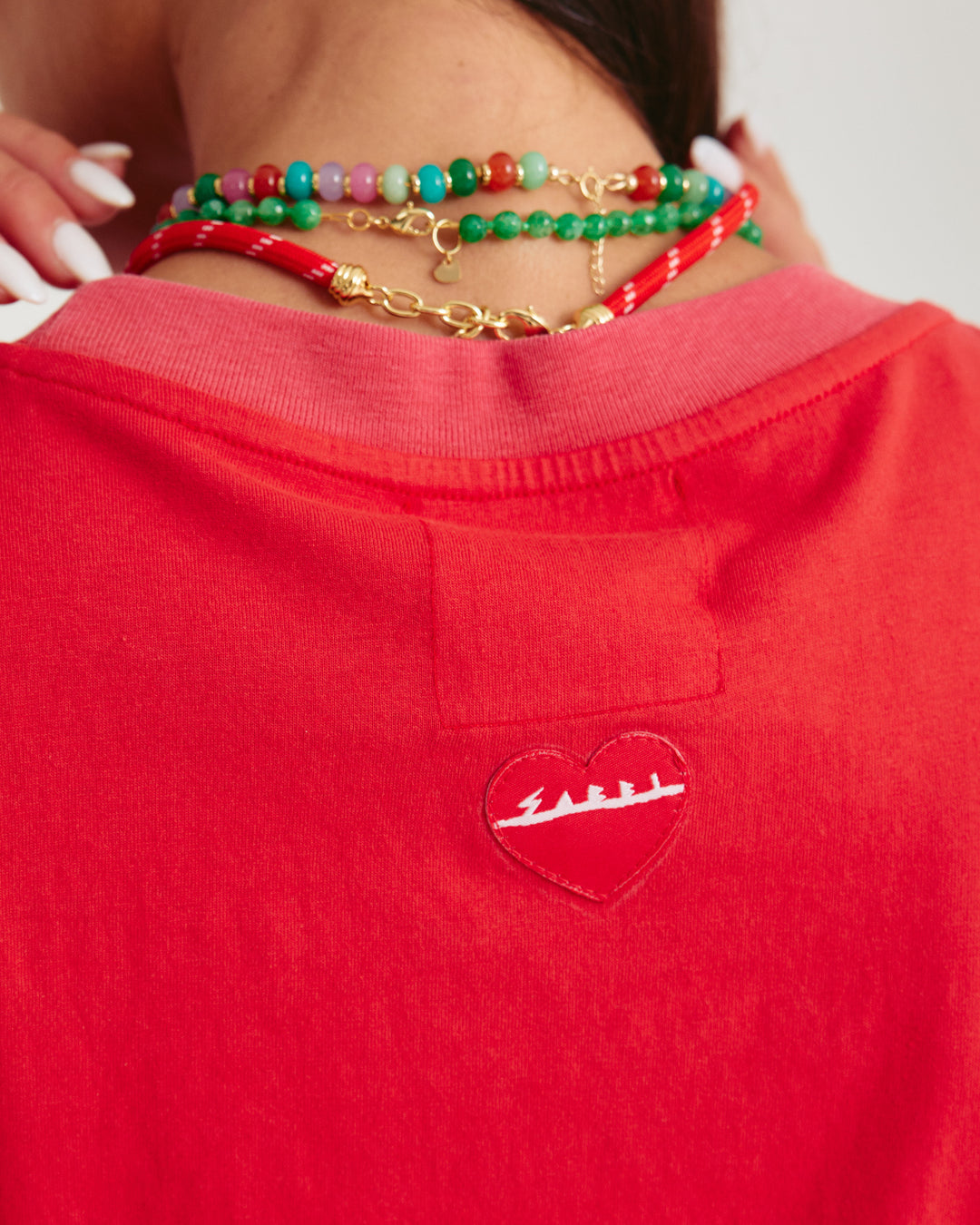 THE VERY OVERSIZED BASIC TEE - RED