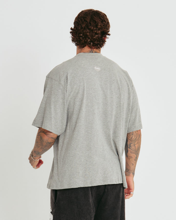THE VERY OVERSIZED BASIC TEE - GREY
