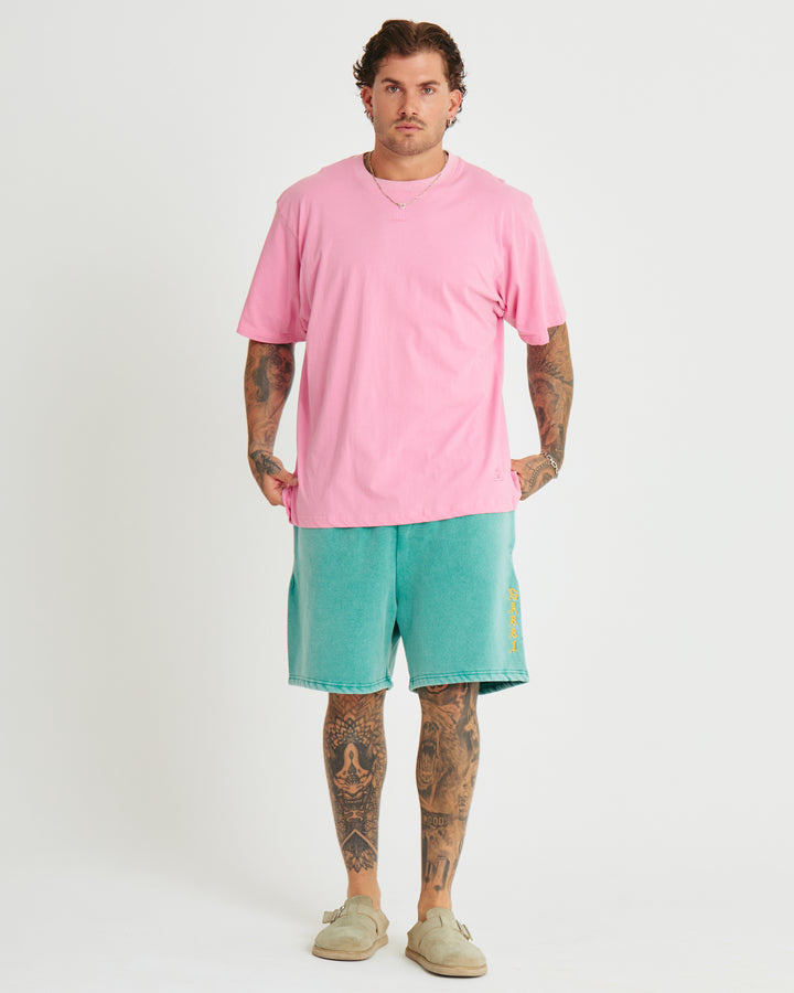 THE VERY OVERSIZED BASIC TEE - BRIGHT PINK