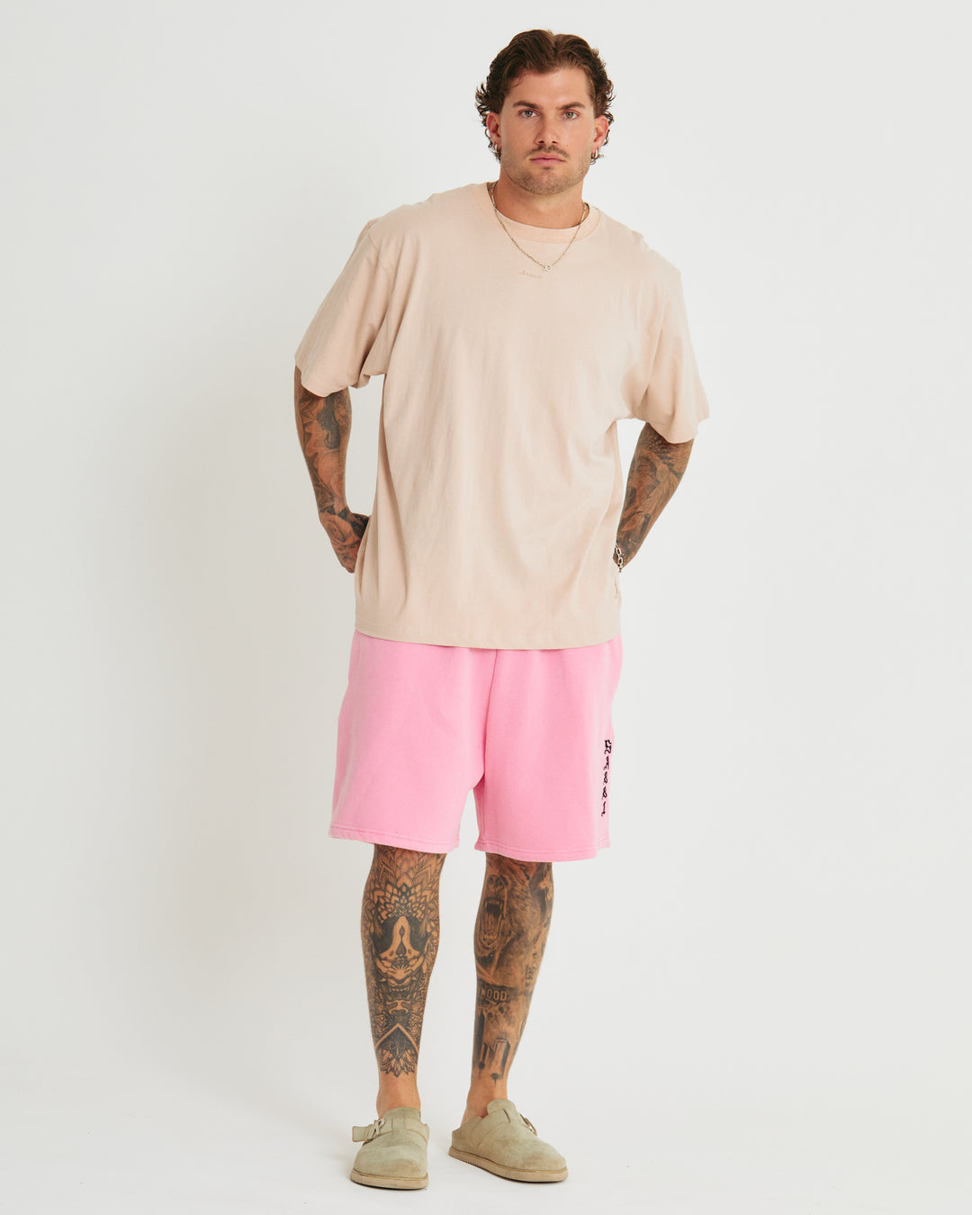 THE VERY OVERSIZED BASIC TEE - STONE