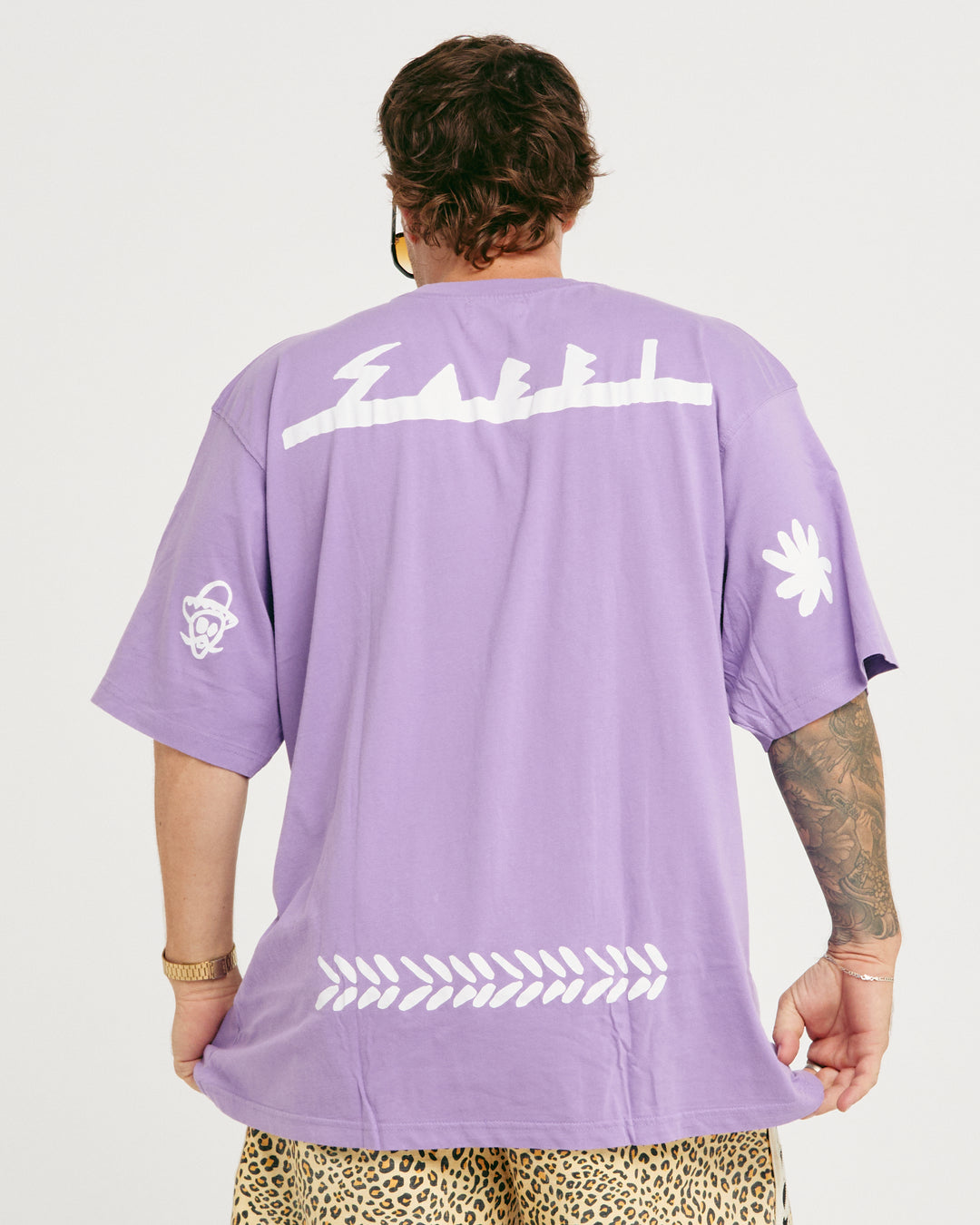 THE VERY OVERSIZED MARGIE TEE - LILAC