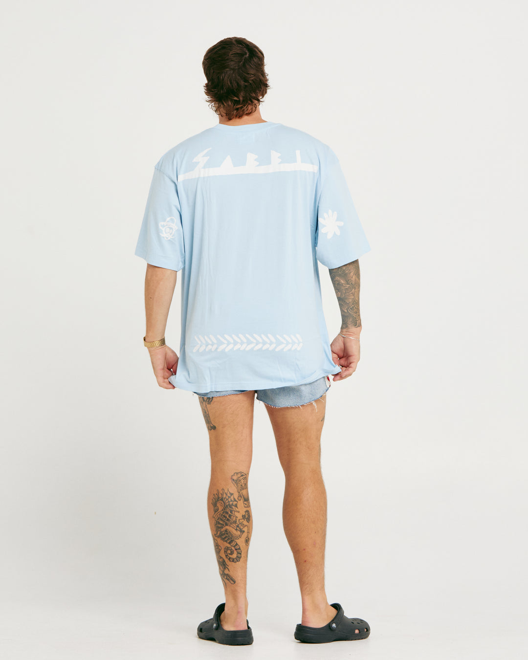 THE VERY OVERSIZED MARGIE TEE - SKY BLUE