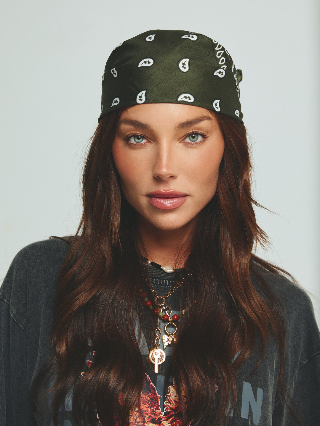 HEAD HUG BANDANA - ARMY GREEN