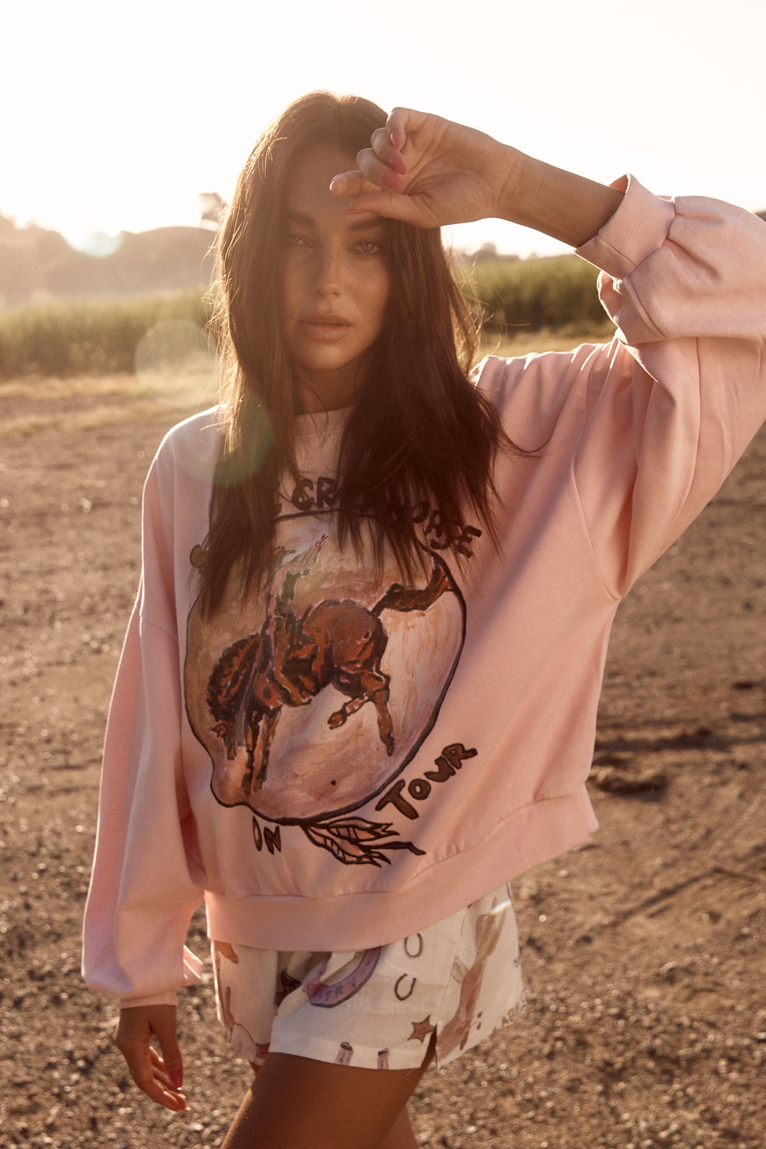 THE CALI JUMPER - CRAZY HORSE - PINK
