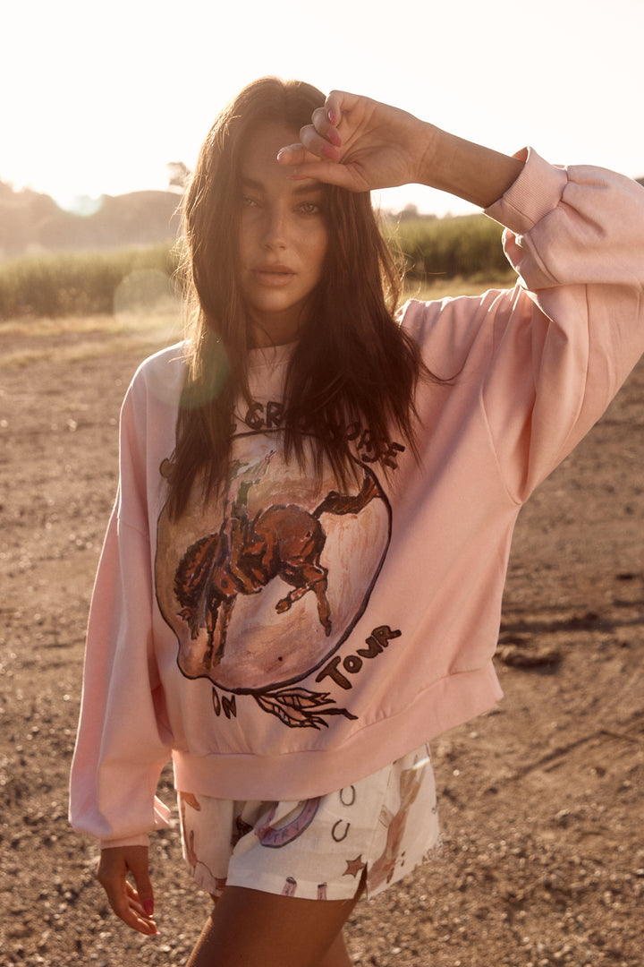 THE CALI JUMPER - CRAZY HORSE - PINK