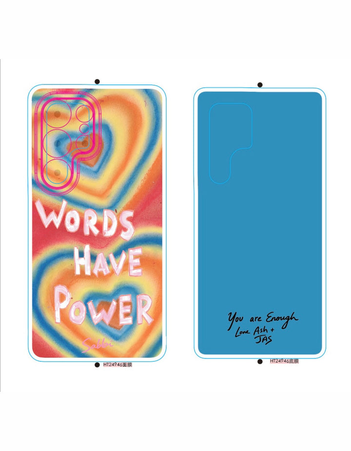 THE WORDS HAVE POWER PHONE CASE - SAMSUNG S25 ULTRA