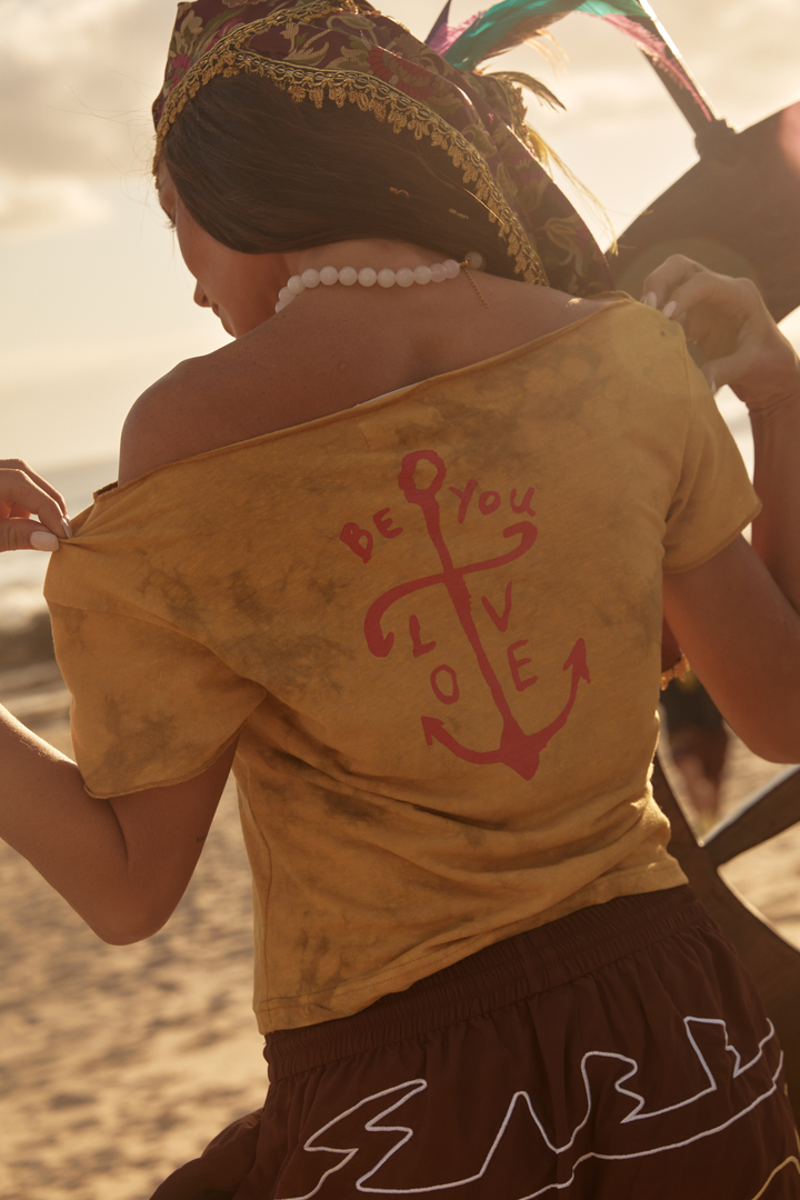 THE AYE AYE OFF THE SHOULDER TANK