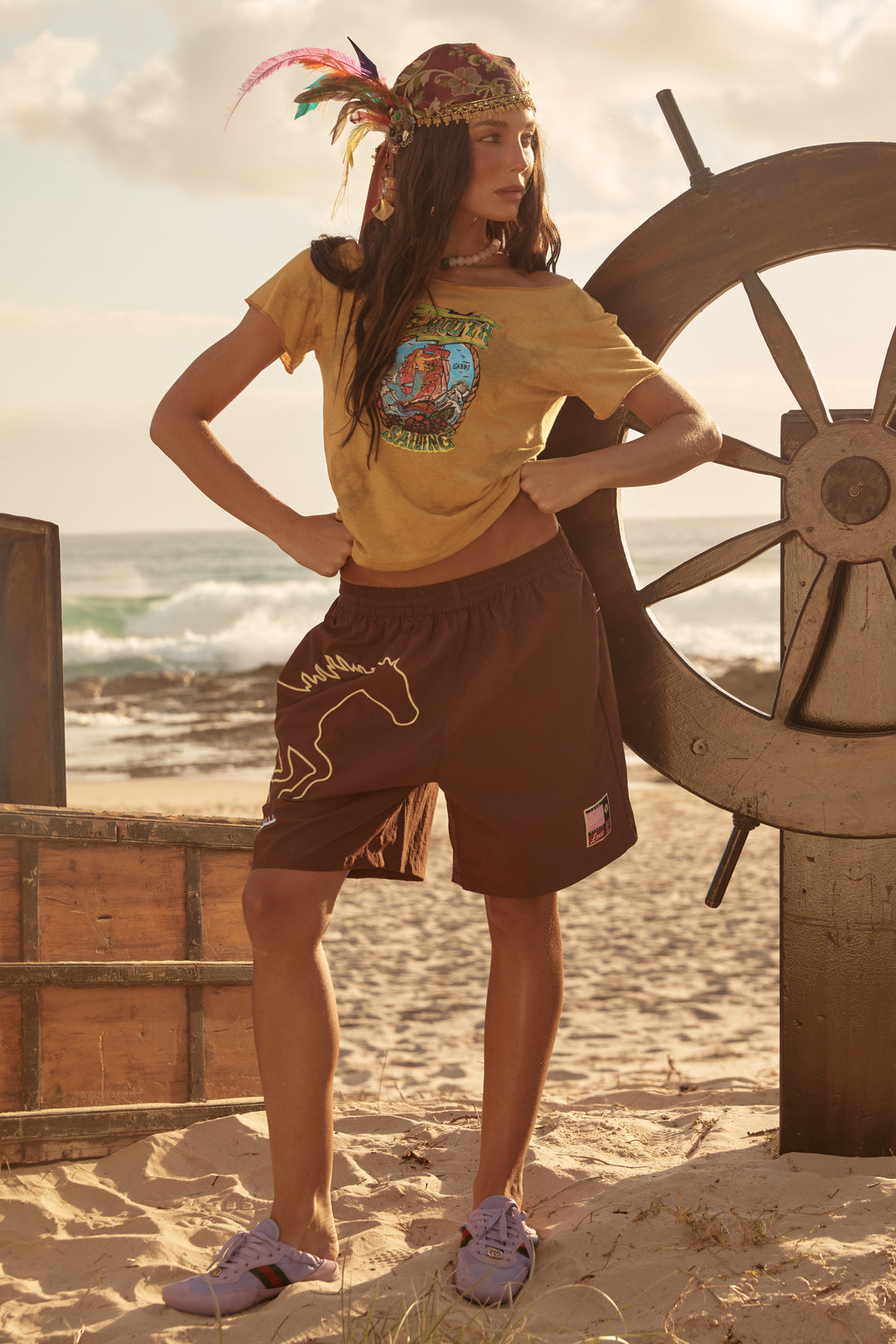 THE AYE AYE OFF THE SHOULDER TANK