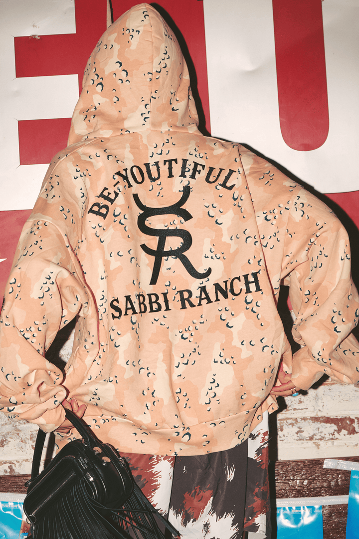 THE BE-YOUTIFUL RANCH ZIP HOODIE - PINK CAMO
