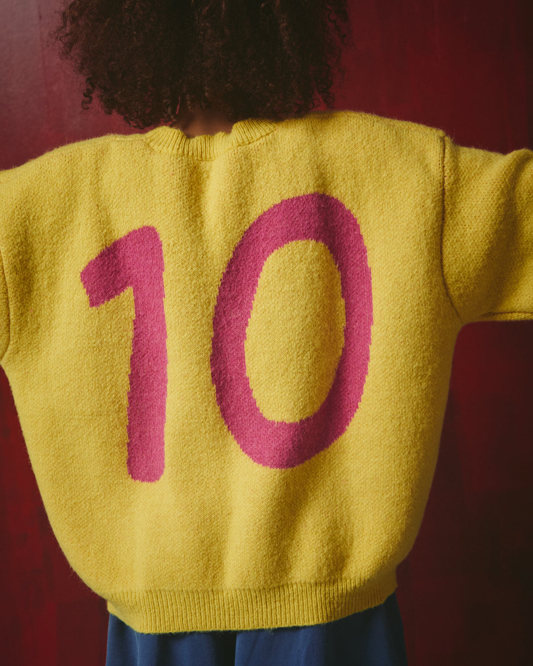BE A KIND HUMAN KNIT JUMPER - YELLOW