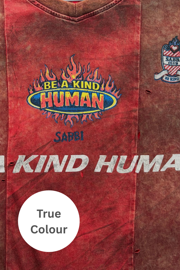 THE VERY OVERSIZED BE A KIND HUMAN TEE